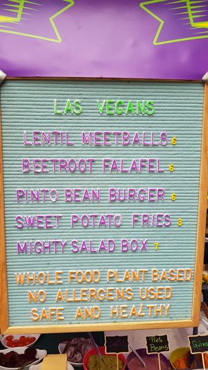 Our Menu 2 at Las Vegans - Food Stall in South West London