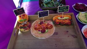 Foods at Las Vegans - Food Stall in South West London