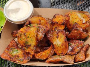 Salt and vinegar potatoes... amazing at goodbeet in Ocean City