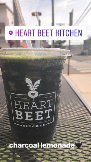 Charcoal Lemonade Smoothie at goodbeet in Ocean City