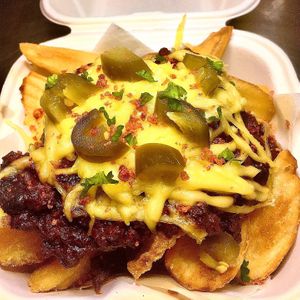 Filthy wedgies at Lil Mama's Vegan Kitchen in Paignton