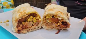 Breakfast burritos 🌯 😋  at Lil Mama's Vegan Kitchen in Paignton