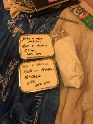 Always a sweet message, simply the best x at Lil Mama's Vegan Kitchen in Paignton