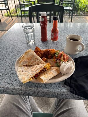 Chorizo breakfast special  at Betty's in Buffalo