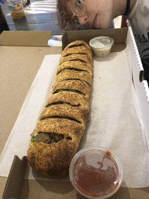 custom stromboli at Kustom Pizza & Subs in Wheaton