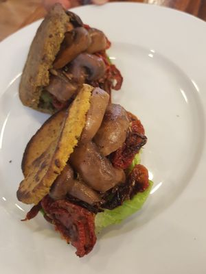 Arepas at Vitali in Panama City