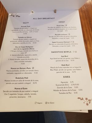 Menu3 at Vitali in Panama City