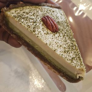 Matcha Cheesecake (Vegan) at Vitali in Panama City
