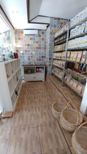 shop interior at Green Habit in Kerobokan