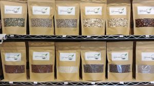 shop interior at Green Habit in Kerobokan