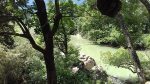 View from the restaurant area at Tao Guesthouse in Kasi