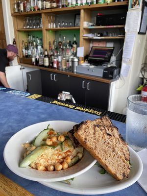 Big portion of hummus - I couldn’t finish  at Cafe 59 in Buffalo
