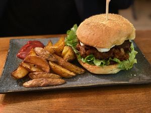   at Cafe Mutin in Geneva