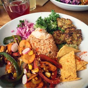 Mexican bowl at Cafe Mutin in Geneva