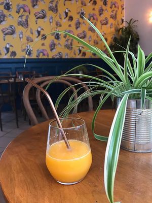 Fresh juice  at Cafe Mutin in Geneva
