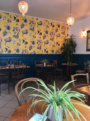 Decor  at Cafe Mutin in Geneva