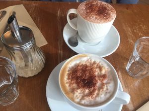 Coffee at Cafe Mutin in Geneva