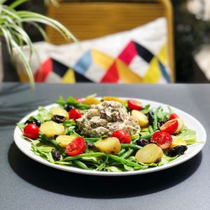 Salade niçoise  at Cafe Mutin in Geneva