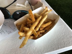Seasoned fries at Picnic Beach in Gulf Shores