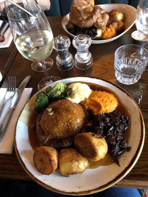 Vegan roast wellington at The Walrus in Brighton