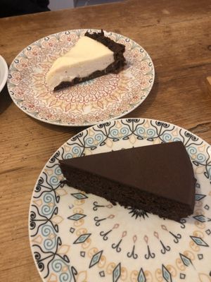 Linzer Tarte und Spekulatius Cheesecake   at Ausnahmsweise in Vienna
