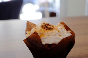 Carrot Muffin at Ausnahmsweise in Vienna