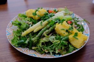 Healthy Salad at Ausnahmsweise in Vienna