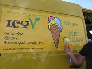Icecream from Icy V! 
at Ieperfest 2016 at Icy V - Food Truck in Wemmel