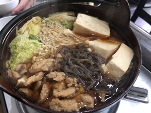 Sukiyaki  at Matsuri in Osaka