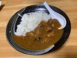 Vegan curry rice at Matsuri in Osaka