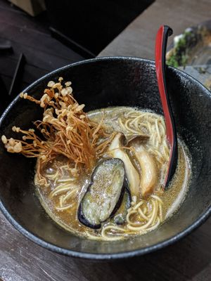 Curry ramen at Matsuri in Osaka