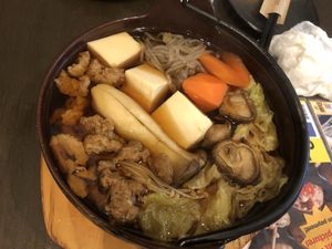 Sukiyaki, the vegan way. at Matsuri in Osaka