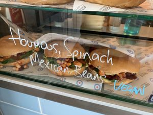 Vegan bagels  at Fausto Coffee in Sunderland