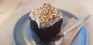 Peanut butter and chocolate cake (vg) at Fausto Coffee in Sunderland