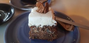 Maple and pecan cake (vg) at Fausto Coffee in Sunderland