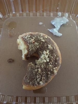 Vegan mazapán dona  at Donas in Downey