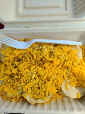 Tried the Aretha,  the Donna, and the Johnny Hash. Loved them all.  at Biscuits + Groovy - Food Trailer Barton Springs in Austin