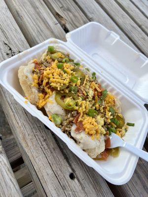 The Gloria vegan version   at Biscuits + Groovy - Food Trailer Barton Springs in Austin