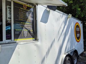 Yum factor 10. at Biscuits + Groovy - Food Trailer Barton Springs in Austin