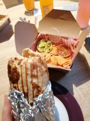 Vegan burrito supreme. Definitely no dissapointed here at Don Tacos in Bolton