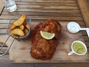 Fish & chips at Manna 68 in Gdansk