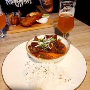 Vegan "duck" at Manna 68 in Gdansk