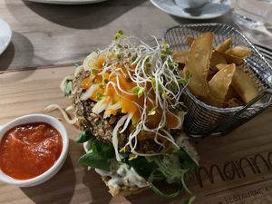 Vegan burger    at Manna 68 in Gdansk