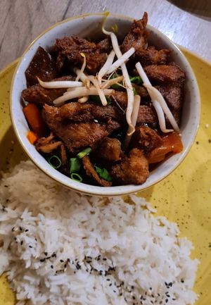 Vegan "duck" 🌱👍 at Manna 68 in Gdansk