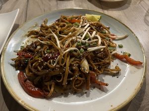 Chow mein  at Manna 68 in Gdansk