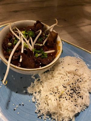 Vegan "Duck" at Manna 68 in Gdansk