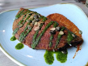 Omelette (Amazing!!!) at Manna 68 in Gdansk