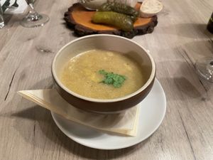 Soup  at Manna 68 in Gdansk