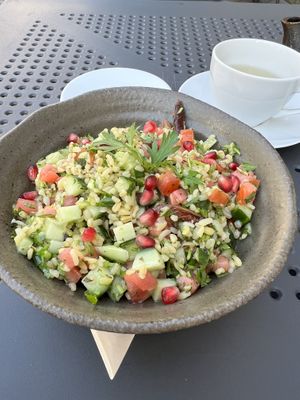 Really good Mediterranean salad  at Manna 68 in Gdansk