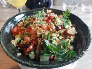 Morrocan salad at Manna 68 in Gdansk
